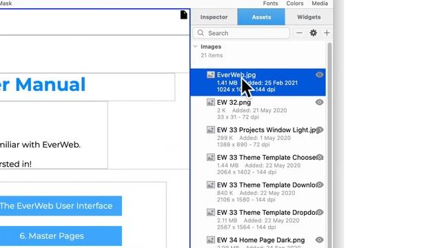 EverWeb's Replace Asset Feature смотреть онлайн