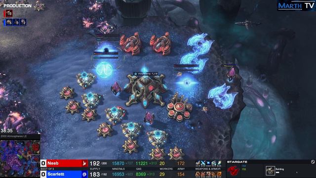 StarCraft 2 - Replay-Cast #1750 - Neeb (P) vs Scarlett (Z) - 2021 DHM Summer Amerika [Deutsch] смотреть онлайн