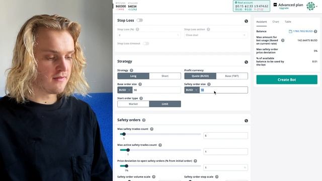 ⚙️ 3commas настройка трейдинг бота. ПАЛЮ ФИШКИ.