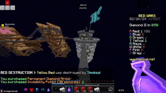 играю в solo bedwars на сервере Hypixel с новой мышкой bloodY j90s смотреть онлайн