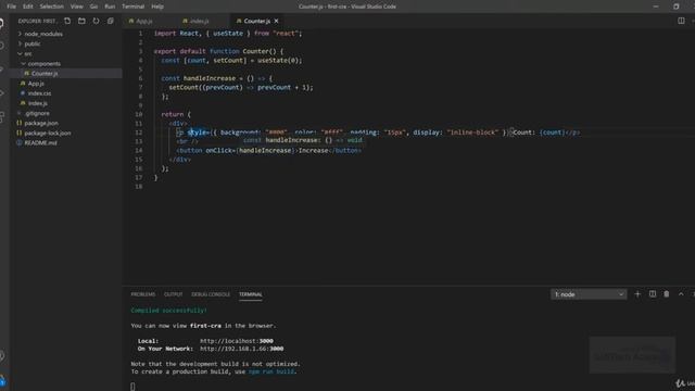 27. Inline Styling in React js | how to use inline style in react js | React JS смотреть онлайн