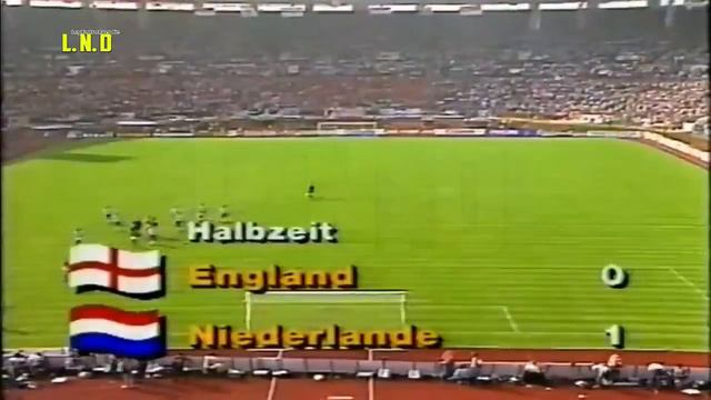 England Vs Netherlands 1 - 3 Euro 88 HD