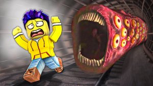 ПОЕЗД ПОЖИРАТЕЛЬ ГОНИТСЯ ЗА НАМИ! ОПАСНЫЕ SCP ПРОТИВ ЛЮДЕЙ! БЕЗУМИЕ В ROBLOX