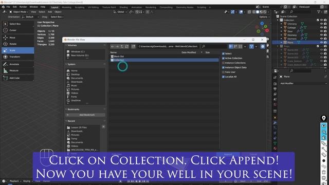 Lesson 26: Part 2 - Appending Your Props to Your Cottage смотреть онлайн