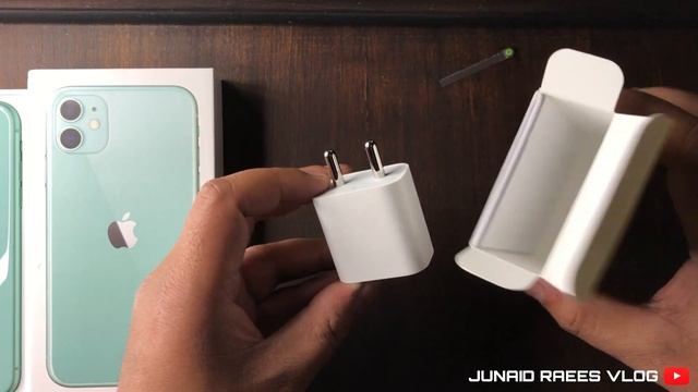 iPhone 11 Unboxing & First Look | Green colour 128 gb Apple 20 Watt Fast Charger Junaid Raees Vlogs смотреть онлайн