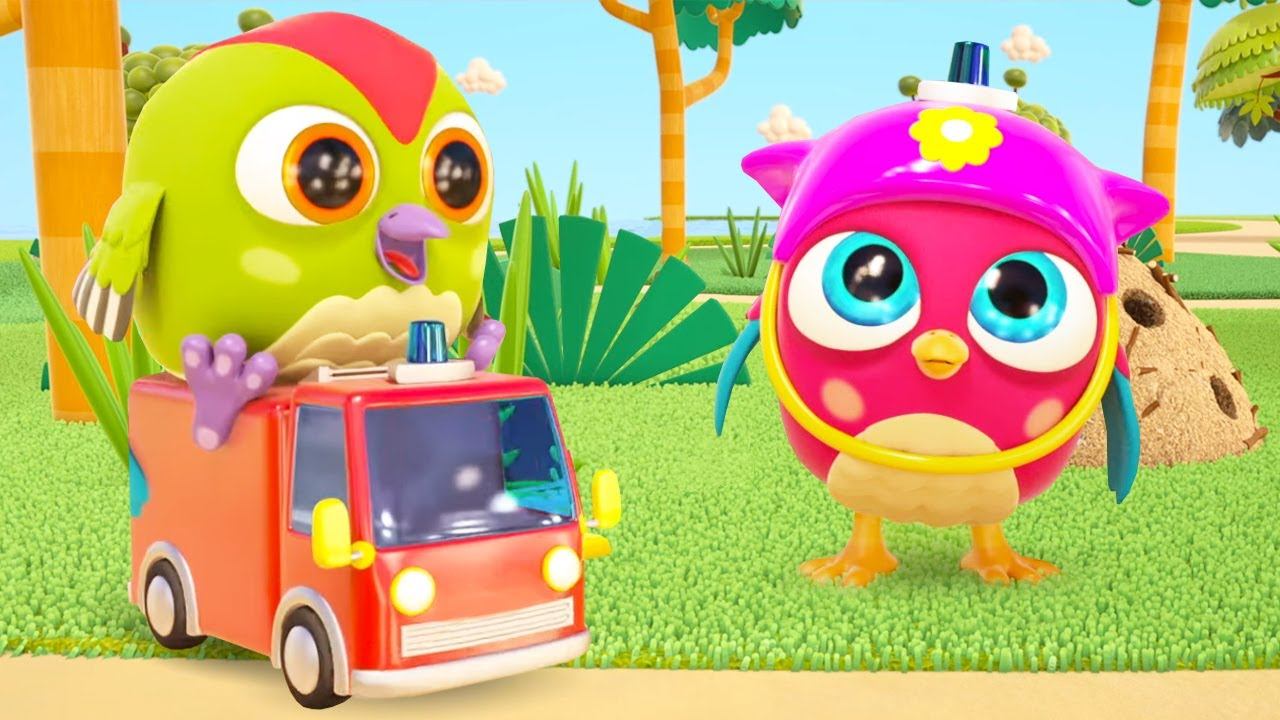 Совенок Хоп хоп - Пожарная машина. Развивающие мультики - сборник для малышей @Совенок Хопхоп смотреть онлайн