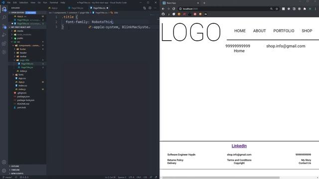 React Navbar Navigation | Implement Navigation in React смотреть онлайн