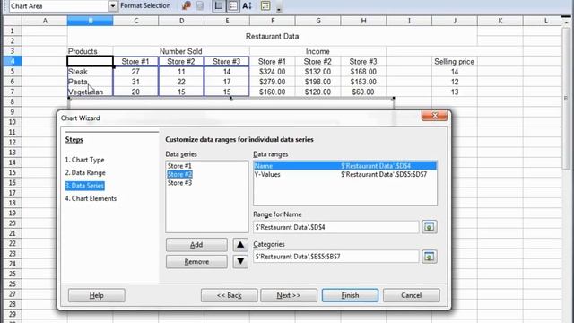 35- Libre Office - Calc, Open Office -- Calc, Excel Tutorial -- Charts Data Series смотреть онлайн