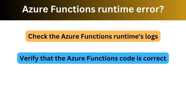 Azure Function Runtime Error | Troubleshooting Azure Issues: Step-by-Step Solutions смотреть онлайн
