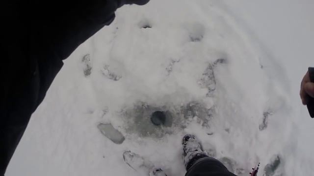 Ловля окуня зимой. С балансиром в коряжнике. Видео отчет декабрь 2014.