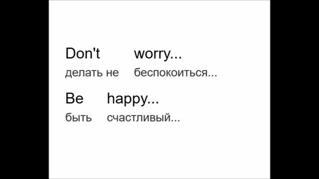 Английский по песням&караоке Bob Marley "Don't Worry Be Happy" смотреть онлайн