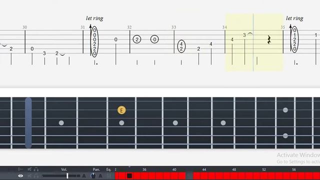 Guitar Tab - Arthas' Theme (World Of Warcraft) OST Fingerstyle Tutorial Sheet Lesson #Anp