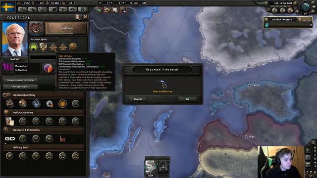 HoI4 - Modern Day Mod - Kingdom of Sweden - Part 1 смотреть онлайн