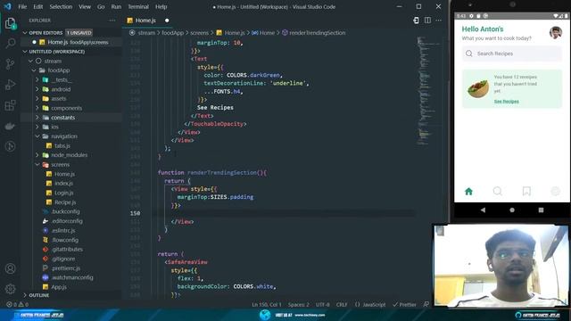 ?Build a Food Recipe App UI in React Native - For Beginners in Tamil смотреть онлайн