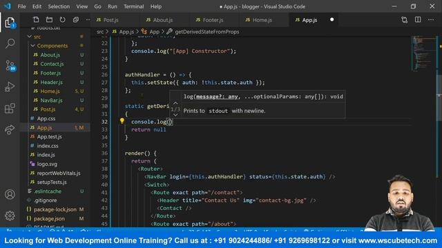 Class Component Mounting Lifecycle Method in React JS | React JS Tutorial for Beginners #46 смотреть онлайн