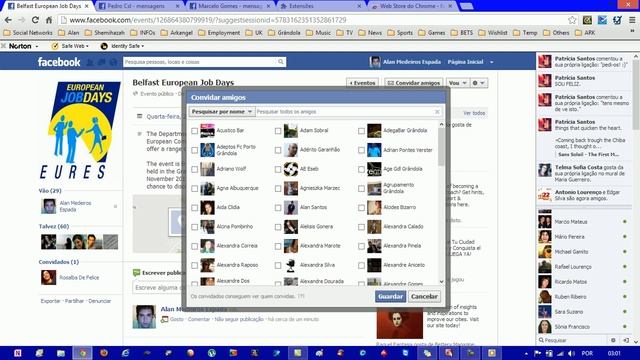 Como convidar todos os vossos amigos do Facebook num único clique (Google Chrome) смотреть онлайн