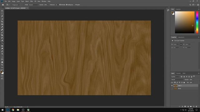 How to make Wooden Grain Effect! Photoshop CC! смотреть онлайн