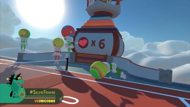 Losing Our Minds With Selfie Tennis Gameplay on the HTC Vive смотреть онлайн