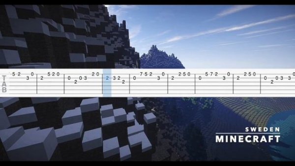 Minecraft - Sweden C418 (Guitar Tab/Tutorial)