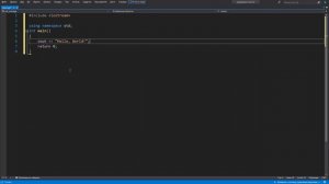 1. Набор кода и первая программа | курс по С++ с нуля