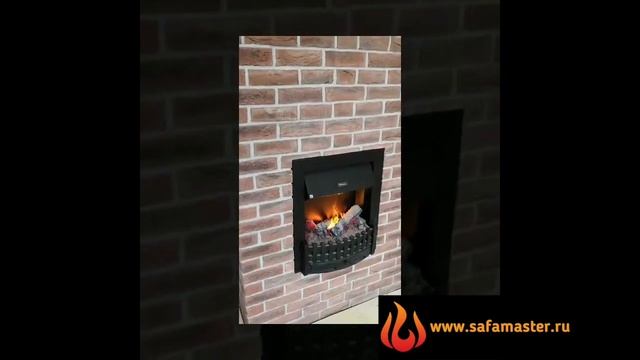 Монтаж электрокамина Dimplex Danville Black FB2 салон SafaMaster смотреть онлайн