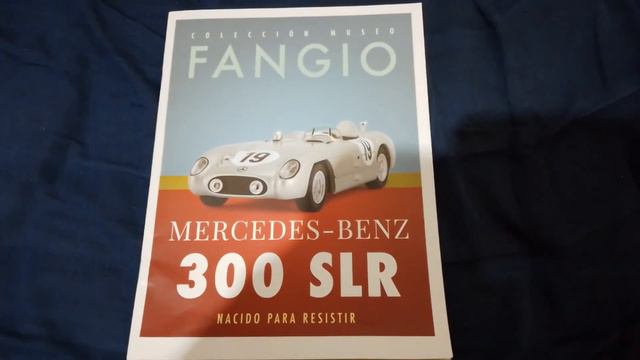 Unboxing - Mercedes Benz 300 SLR 1955 J.M. Fangio escala 1/43 смотреть онлайн