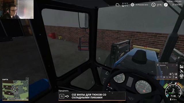 Farming Simulator 19 Mazury - Краш фермы #13 смотреть онлайн