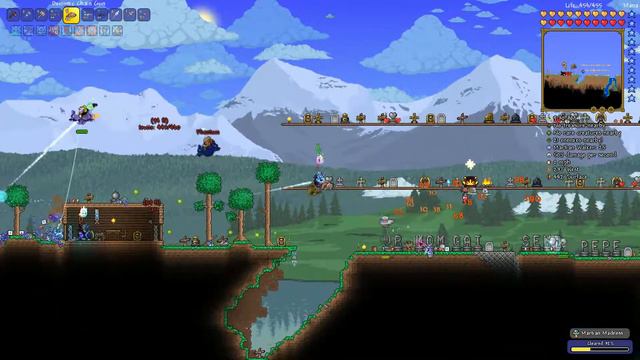 MOON EVENTS & FISHRON | Terraria Expert Multiplayer (Part 11) смотреть онлайн