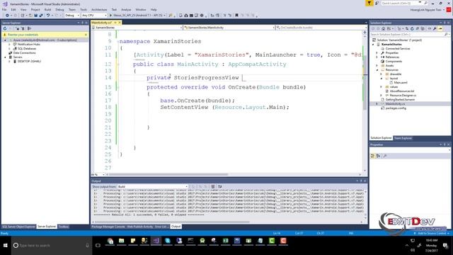 Xamarin Android Tutorial - Story Progress Bar смотреть онлайн