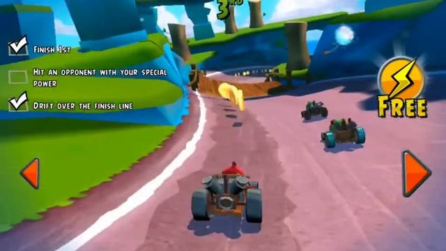 Angry Birds Go - Red Bird Goes Fast... Fast and Smart Way to Win !! смотреть онлайн
