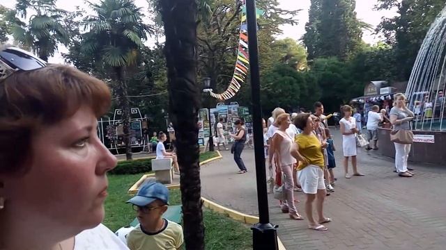 30 07 18г фонтан и аэробика в парке Ривьера смотреть онлайн