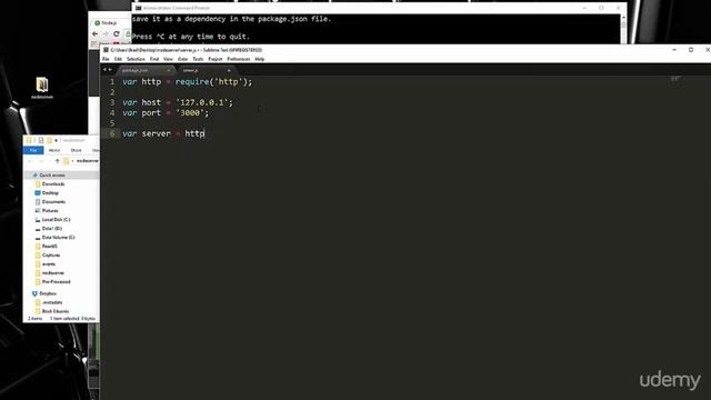 Installation and Simple Server - Project using Simple Node Server смотреть онлайн