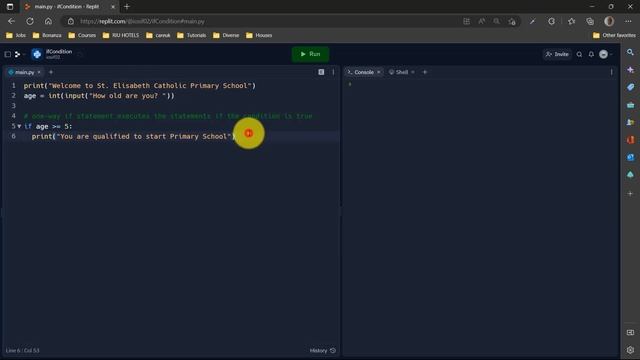 Python Tutorial | IF Condition and comparison operators смотреть онлайн