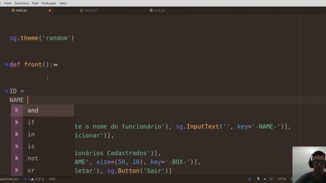 PySimpleGUI + SQLite3 - #05 - Detalhes do projeto e implementação смотреть онлайн