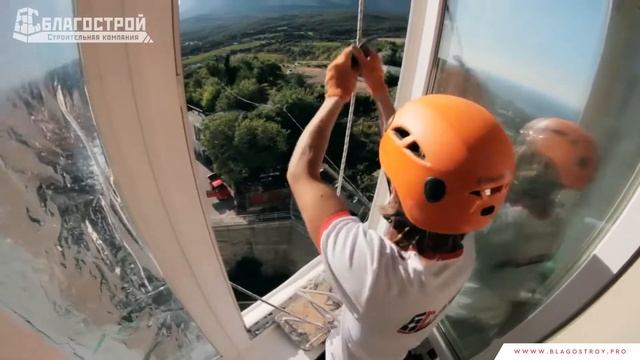 "БлагоСтрой" - высотные работы и утепление фасадов . Пром Альп Крым смотреть онлайн