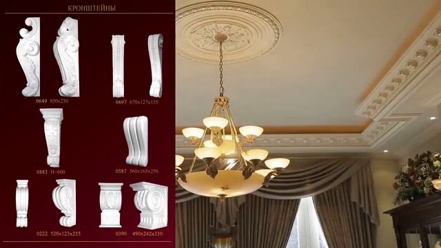 Лепнина. Каталог Лепнины. Лепнина в Интерьере. смотреть онлайн
