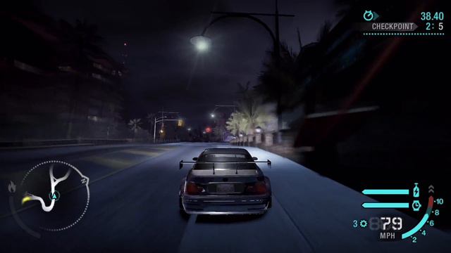 Need for Speed Carbon BMW M3 GTR on AI mode in Gray Street смотреть онлайн