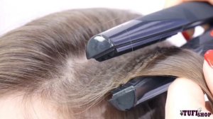 Как сделать прикорневой объем волос? Самый легкий способ с гофре