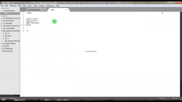 How to Connect Xampp database With PHP | Website
