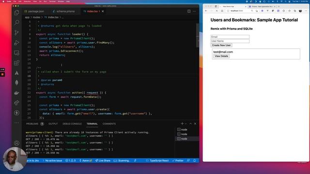 Working With Remix, Prisma and SQLite смотреть онлайн