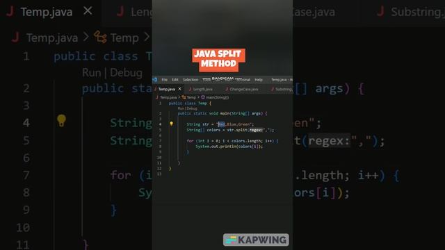 How to Split String into Array #java смотреть онлайн