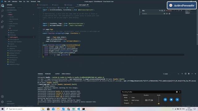 ScrollVIew Overscroll Loading Spinner Nativescript смотреть онлайн