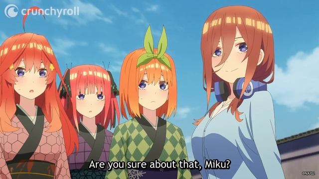 We Aren't Enemies | The Quintessential Quintuplets 2 смотреть онлайн