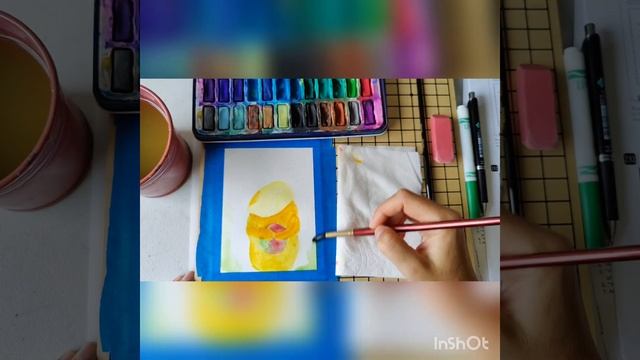 Как нарисовать ёжика. Урок рисования #8 смотреть онлайн