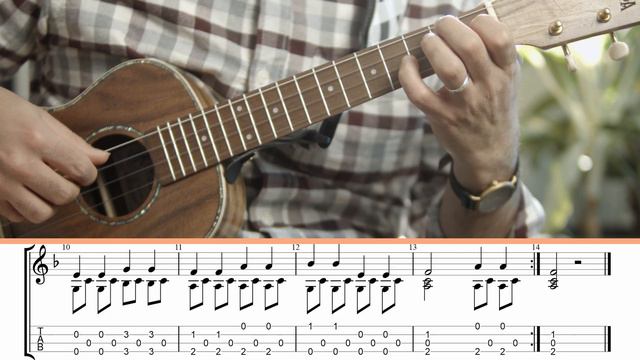 Andantino - Carcassi | Ukulele Fingerstyle TAB | Grade 1 смотреть онлайн