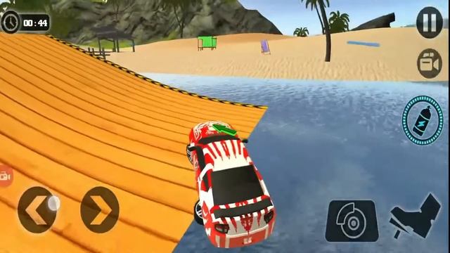 Floating Water Surfer Car Driving - Beach Racing| #1 to #5 Levels | floating water car gaming 2021 смотреть онлайн