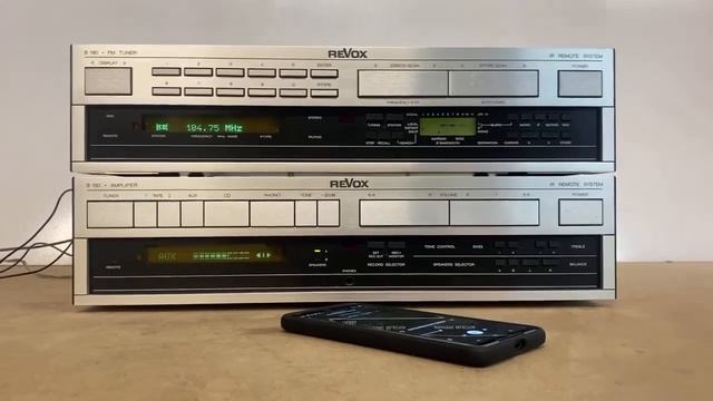 Revox B150 Amplifier & Revox B160 Stereo Tuner Complete System