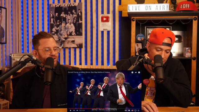 Donald Trump vs Hillary Clinton. Epic Rap Battles of History REACTION! смотреть онлайн