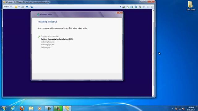 Setup and Install Windows 8 on VMware Player смотреть онлайн