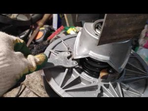 Преднатяг вариатора "С-3", как ОДНОМУ взвести пружину!